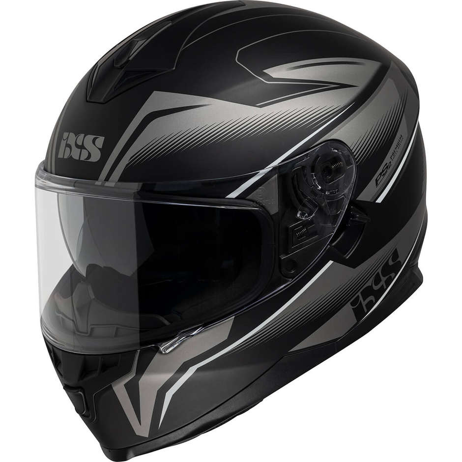 Integral Motorcycle Helmet Ixs 1100 2.3 Matt Black Gray