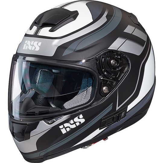 Integral Motorcycle Helmet IXS iXS 215 2.0 Black Gray White