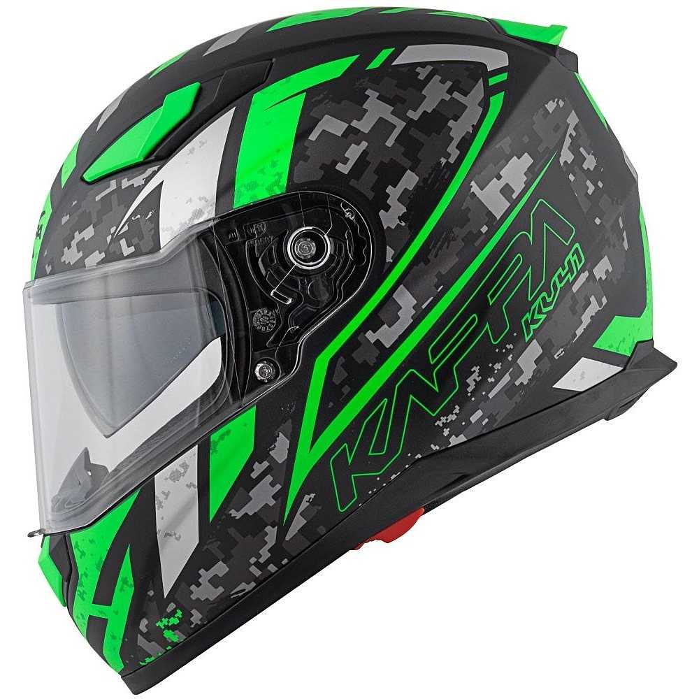 Fluorescent Green CGM 308X Full Face Jet Helmet M 