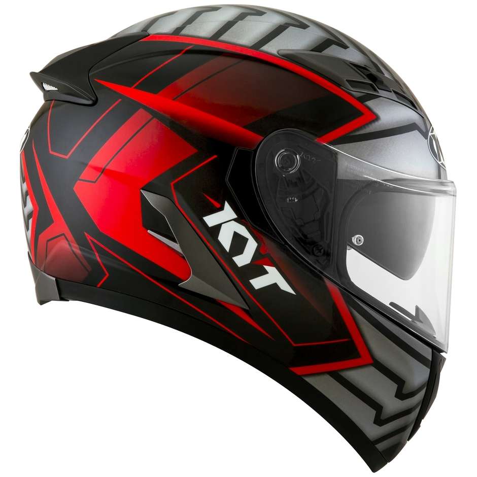 Integral Motorcycle Helmet KYT FALCON 2 ARMOR Red