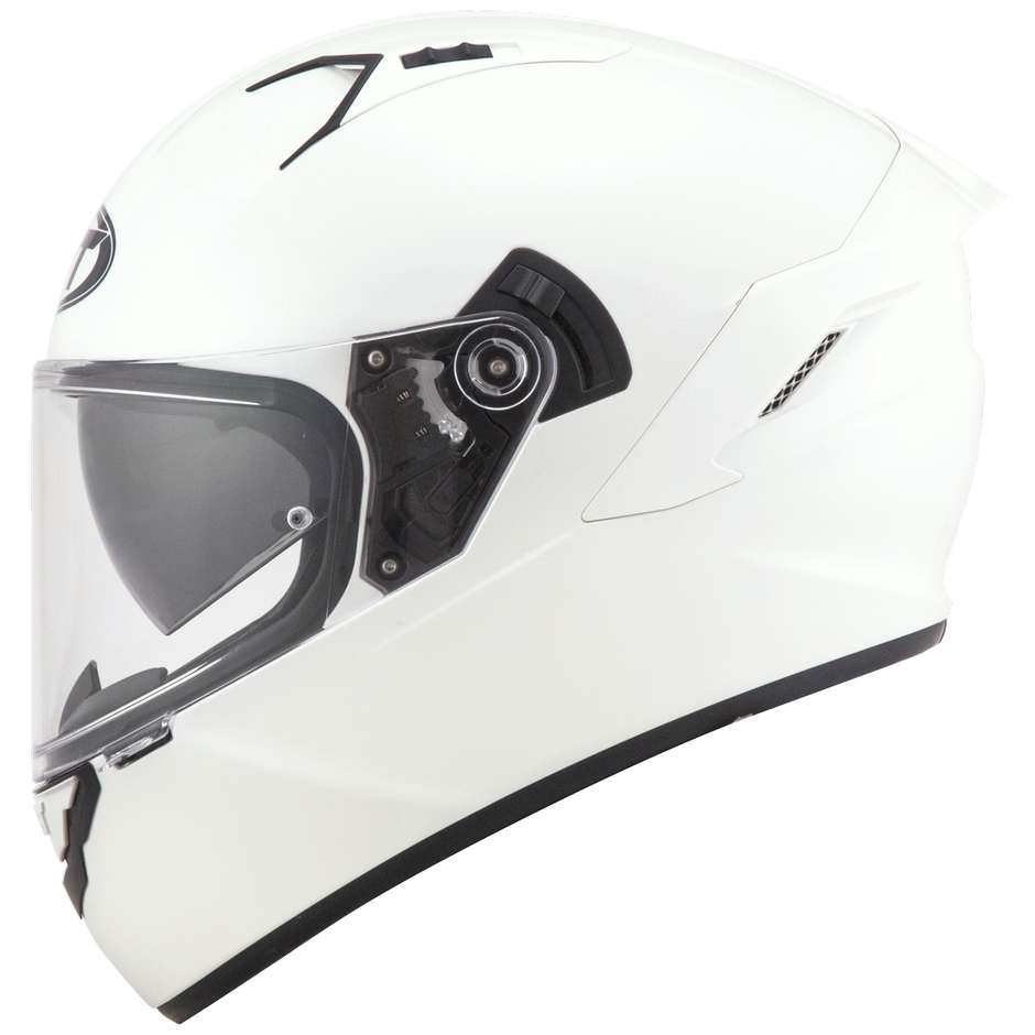 Integral Motorcycle Helmet KYT NF-R PLAIN PEARL White