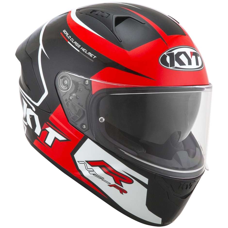 Integral Motorcycle Helmet KYT NF-R TRACK Red
