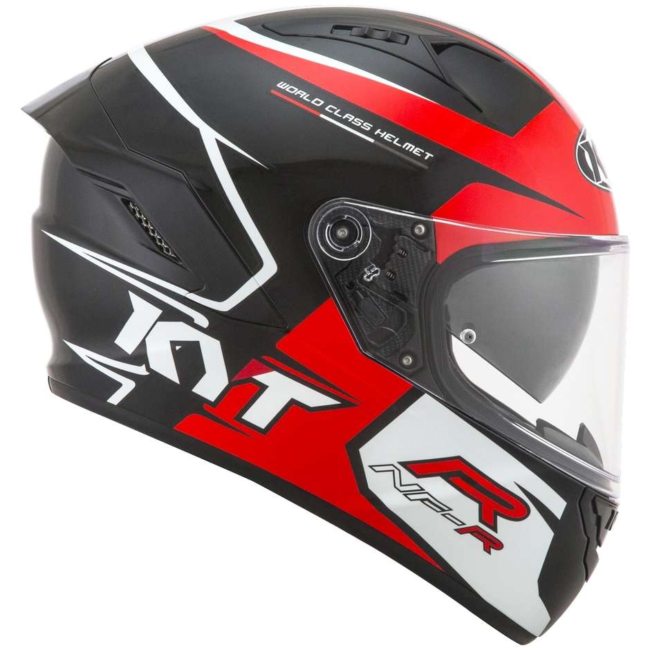 Integral Motorcycle Helmet KYT NF-R TRACK Red