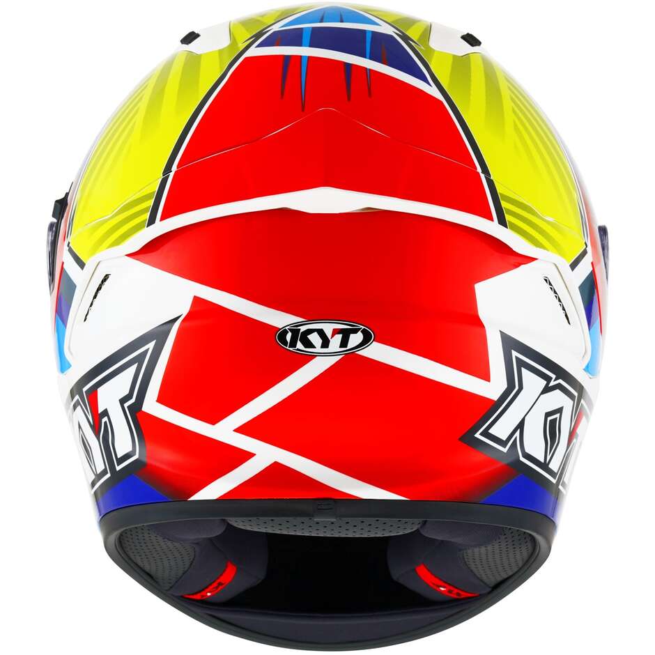 Integral Motorcycle Helmet Kyt NF-R XAVI FORES 2021 REPLICA BLUE Red YLW