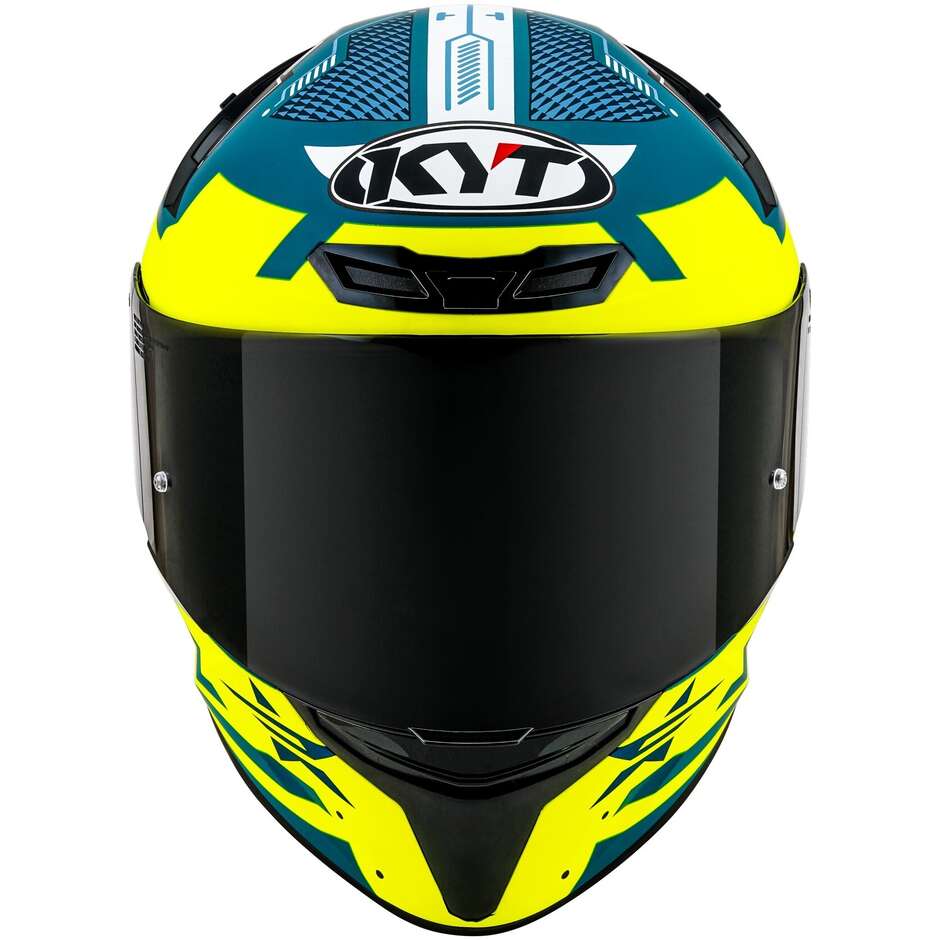Integral Motorcycle Helmet Kyt TT-COURSE FUSELAGE Matt Yellow