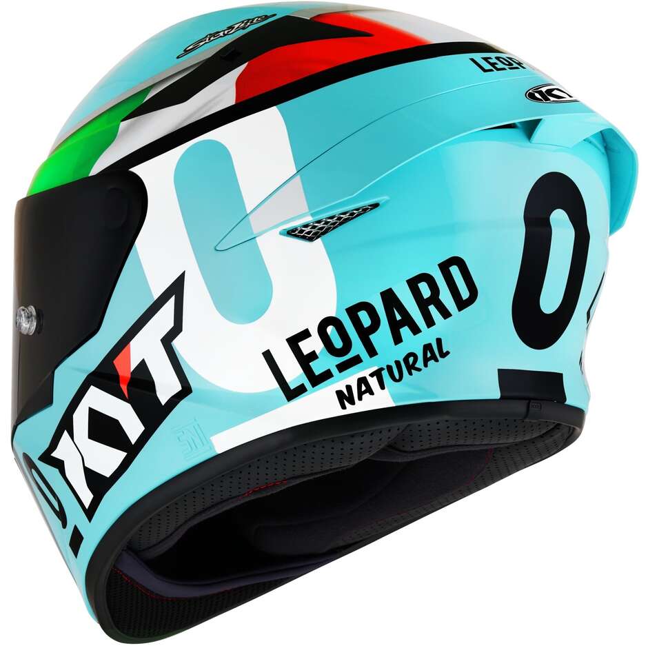 Integral Motorcycle Helmet Kyt TT-COURSE LEOPARD REPLICA TRICOLOR