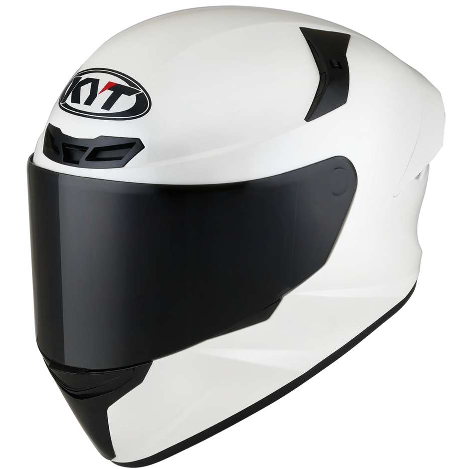 Integral Motorcycle Helmet KYT TT-COURSE PLAIN White
