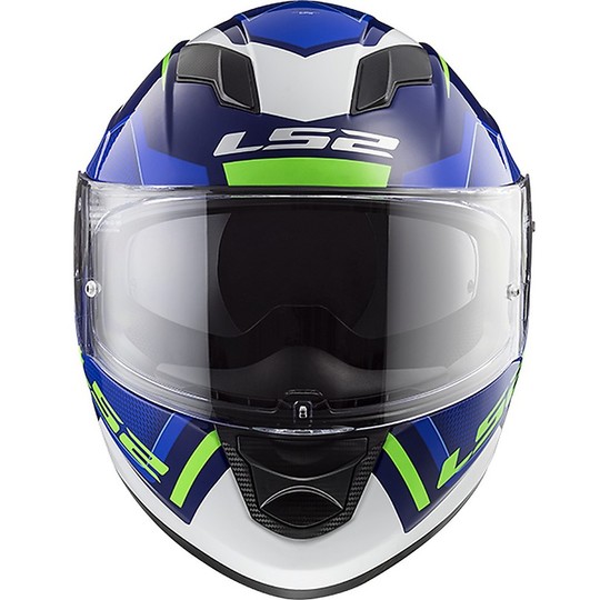 Integral Motorcycle Helmet LS2 FF320 Stream Evo AXIS Black Blu