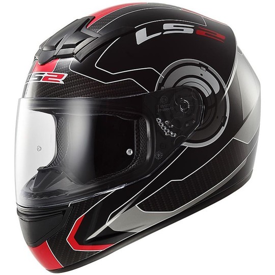 Integral Motorcycle Helmet LS2 FF352 Rookie Atmos Black / Red