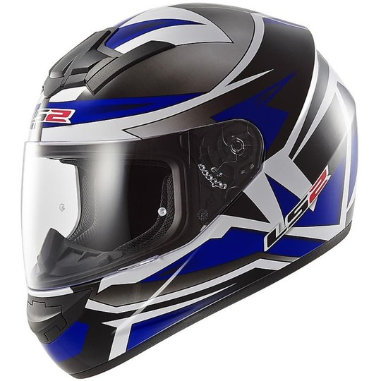 Integral Motorcycle Helmet LS2 FF352 Rookie Gamma Black / Blue