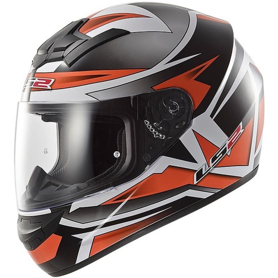 Integral Motorcycle Helmet LS2 FF352 Rookie Gamma Black / Orange