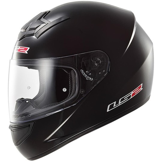 Integral Motorcycle Helmet LS2 FF352 Rookie Solid Gloss Black