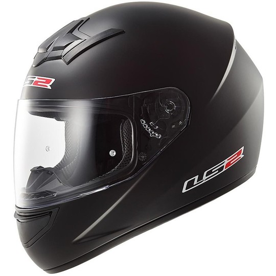 Integral Motorcycle Helmet LS2 FF352 Rookie Solid Matte Black