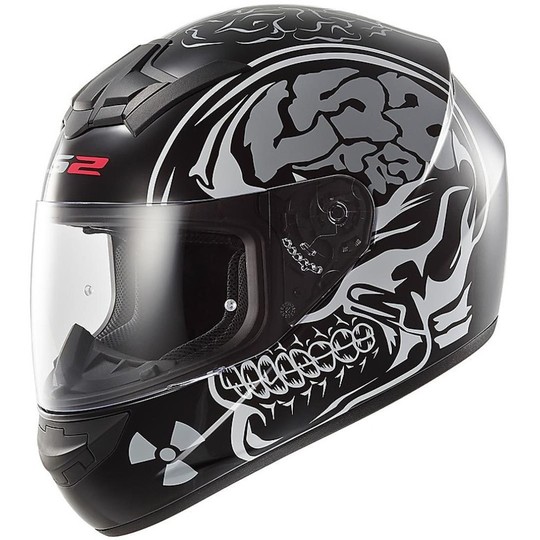 Integral Motorcycle Helmet LS2 FF352 Rookie X-Ray Matt Black