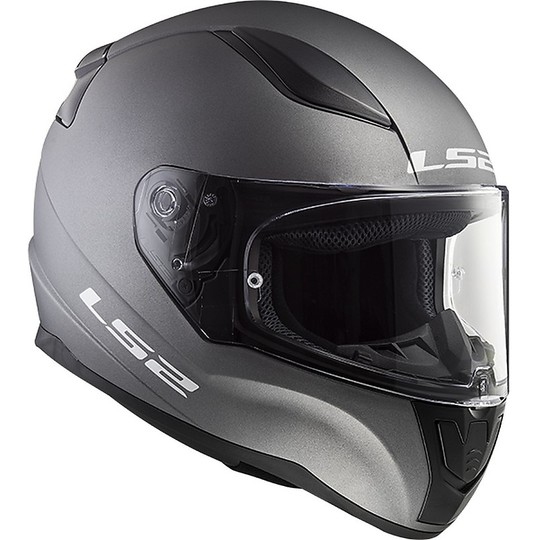 Integral Motorcycle Helmet Ls2 FF353 Rapid Solid Opal Titanium