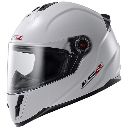 Integral Motorcycle Helmet LS2 FF392J Child Mini Mono White