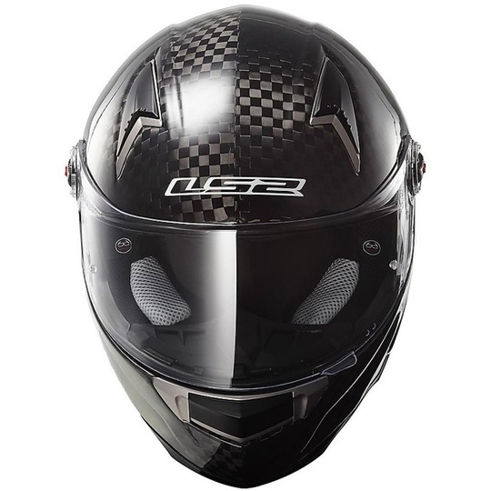 Integral Motorcycle Helmet LS2 FF396 CR1 Single Mono Full Carbon Air Pump