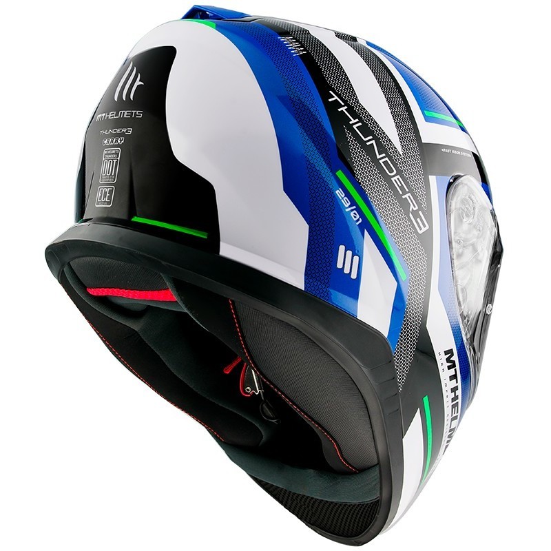 Buy MT Thunder 4 SV Ergo C7 Gloss Helmet - Pearl Blue Online