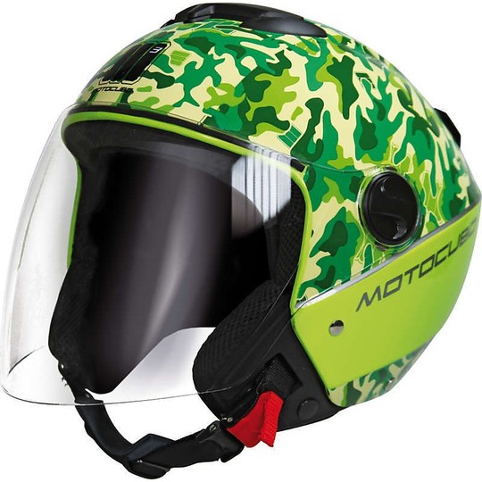 Integral Motorcycle Helmet New Jet Cycling Mop HV