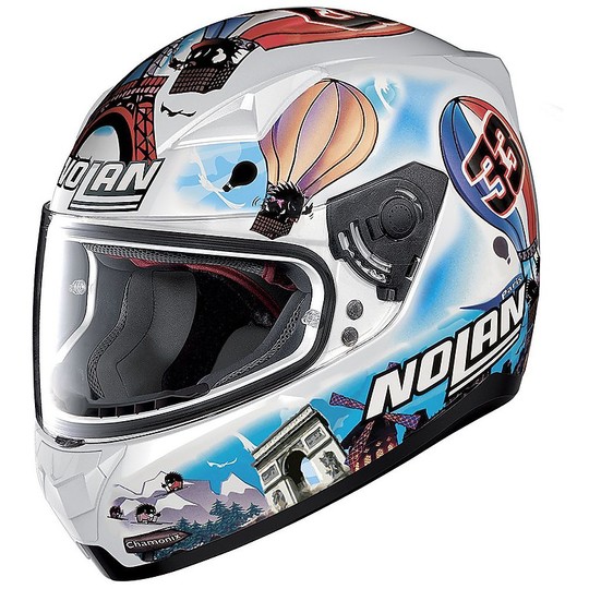 Integral Motorcycle Helmet Nolan N60.5 Gemini Replica 038 M. Melandri France