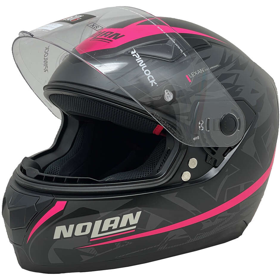 Integral Motorcycle Helmet Nolan N60.5 METROPOLIS 076 Matt Black Purple