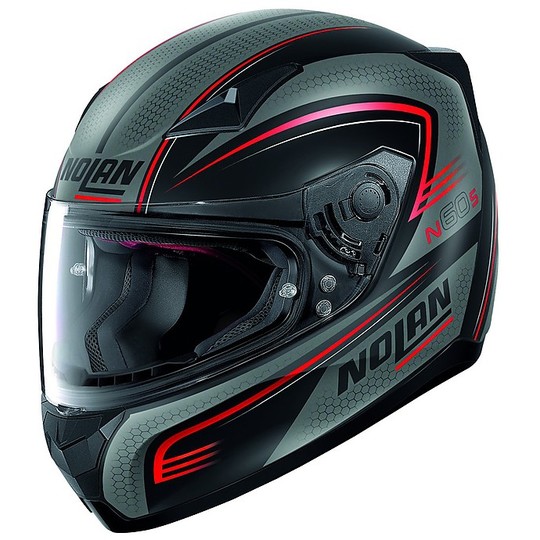 Integral Motorcycle Helmet Nolan N60.5 Rapid 043 Matte Black