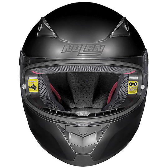 Integral Motorcycle Helmet Nolan N60.5 SECUTOR 070 Black Matt Red