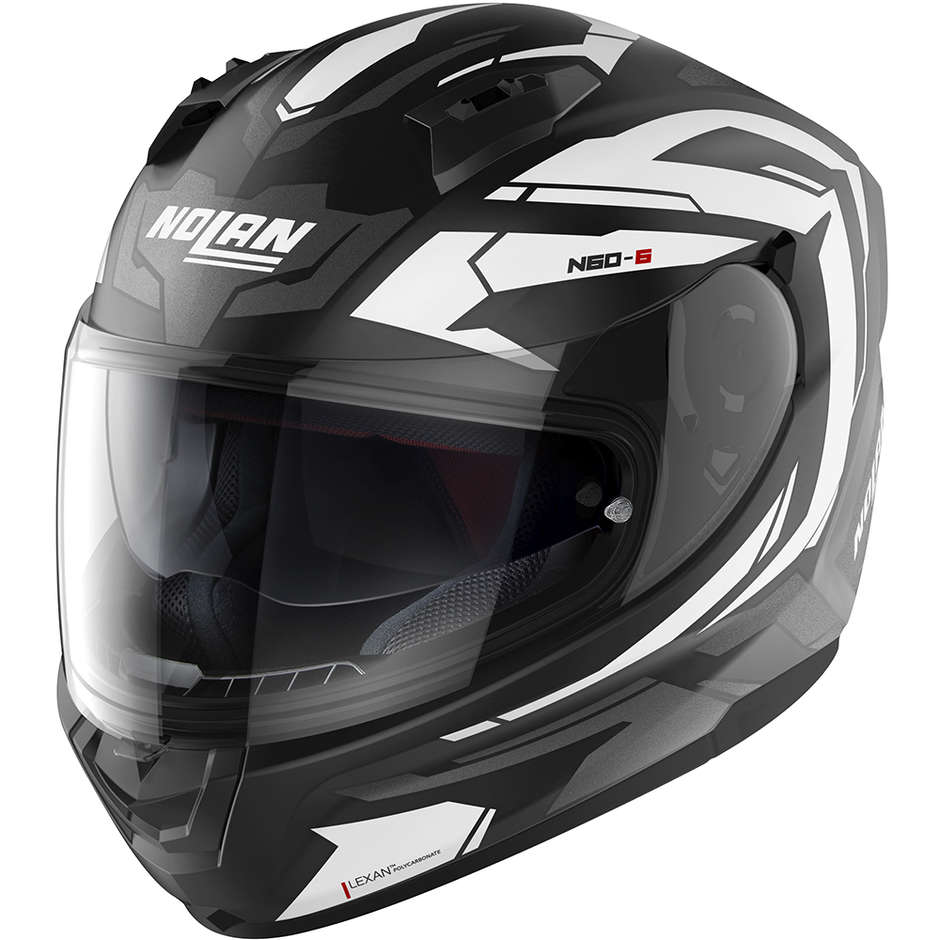 Integral Motorcycle Helmet Nolan N60.6 ANCHOR 021 Matt White