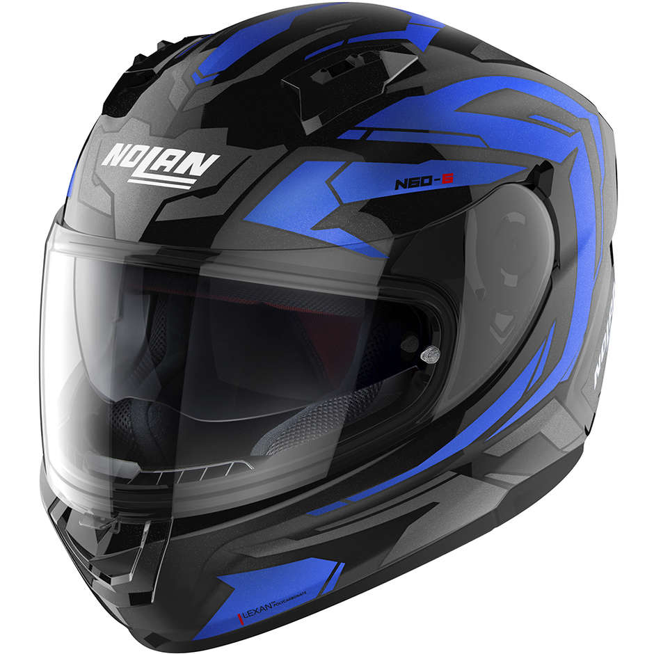 Integral Motorcycle Helmet Nolan N60.6 ANCHOR 023 Glossy Blue