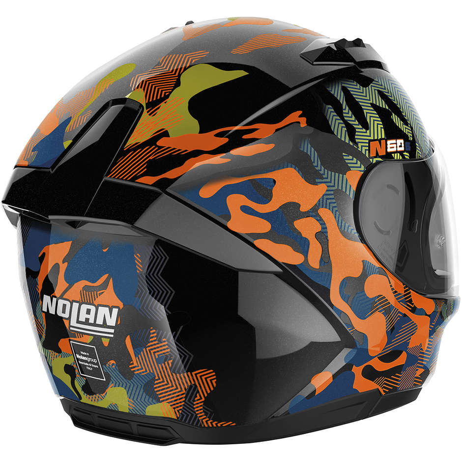 Integral Motorcycle Helmet Nolan N60.6 FOXTROT 034 Glossy Orange
