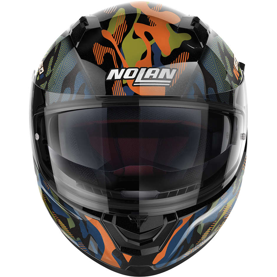 Integral Motorcycle Helmet Nolan N60.6 FOXTROT 034 Glossy Orange