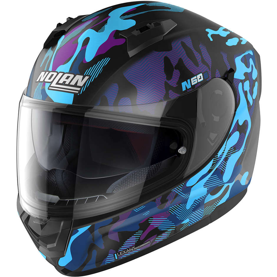 Integral Motorcycle Helmet Nolan N60.6 FOXTROT 035 Matt Blue