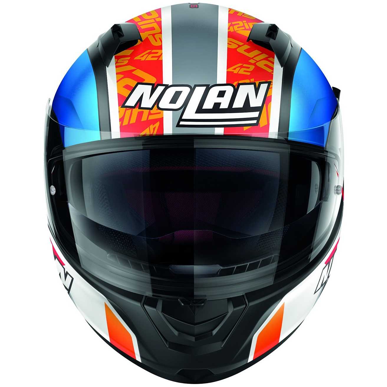 fake nolan helmets X-804 RS ULTRA CARBON REPLICA IANNONE Rosso / Arancione / Giallo – made from Lexan Is This Shoei X-Fifteen Helmet