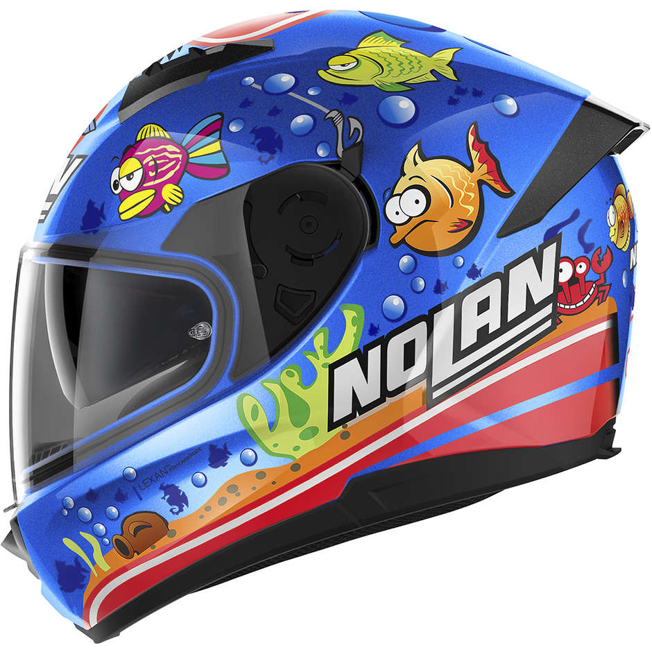 Integral Motorcycle Helmet Nolan N60.6 GEMINI REPLICA 051 M-Melandri Acquarium