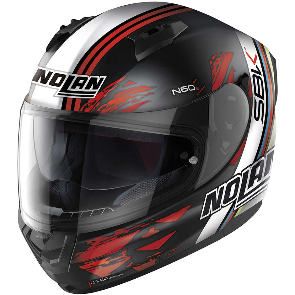 Integral Motorcycle Helmet Nolan N60-6 SBK 056 Matt Black
