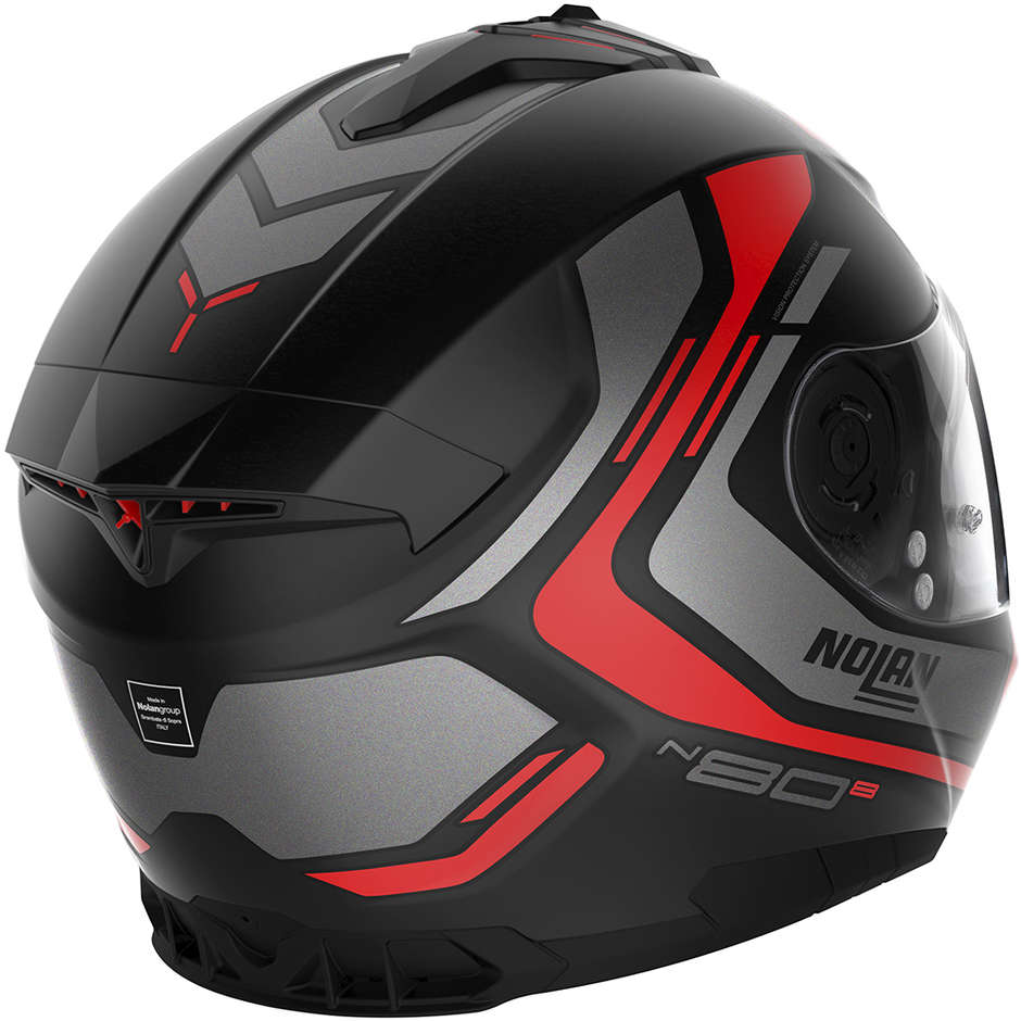 Integral Motorcycle Helmet Nolan N80.8 ALLY N-Com 039 Matt Red