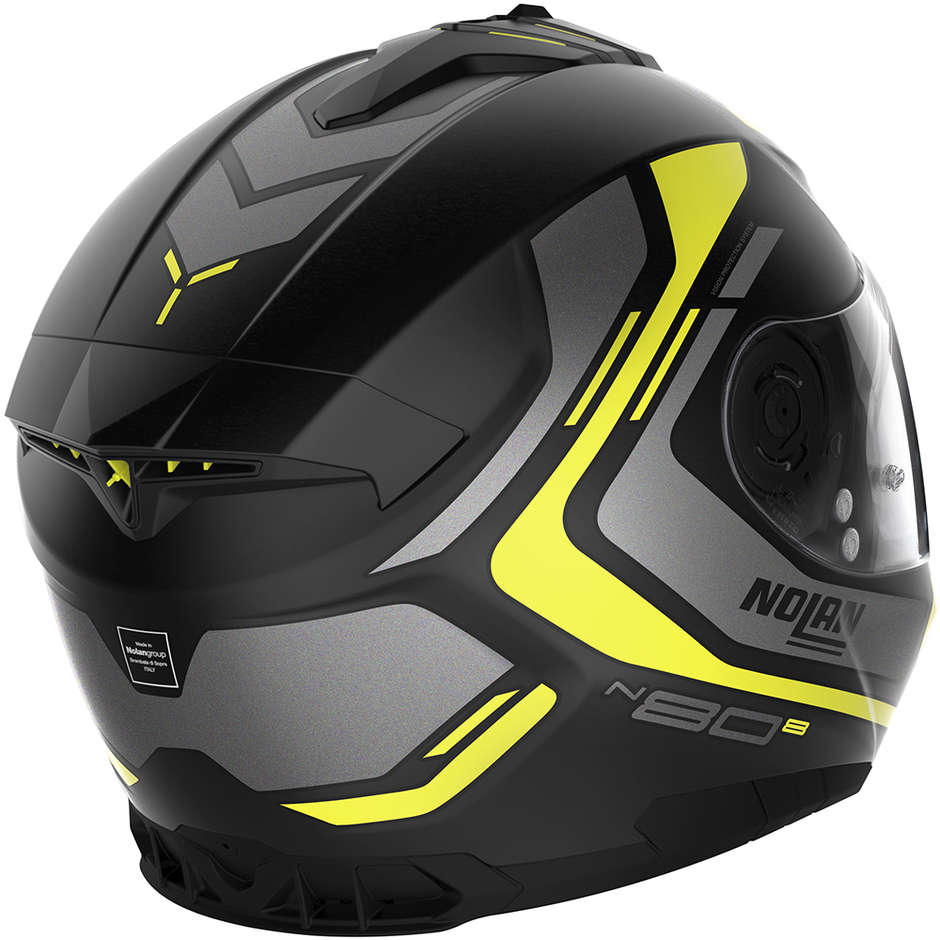 Integral Motorcycle Helmet Nolan N80.8 ALLY N-Com 040 Matt Yellow