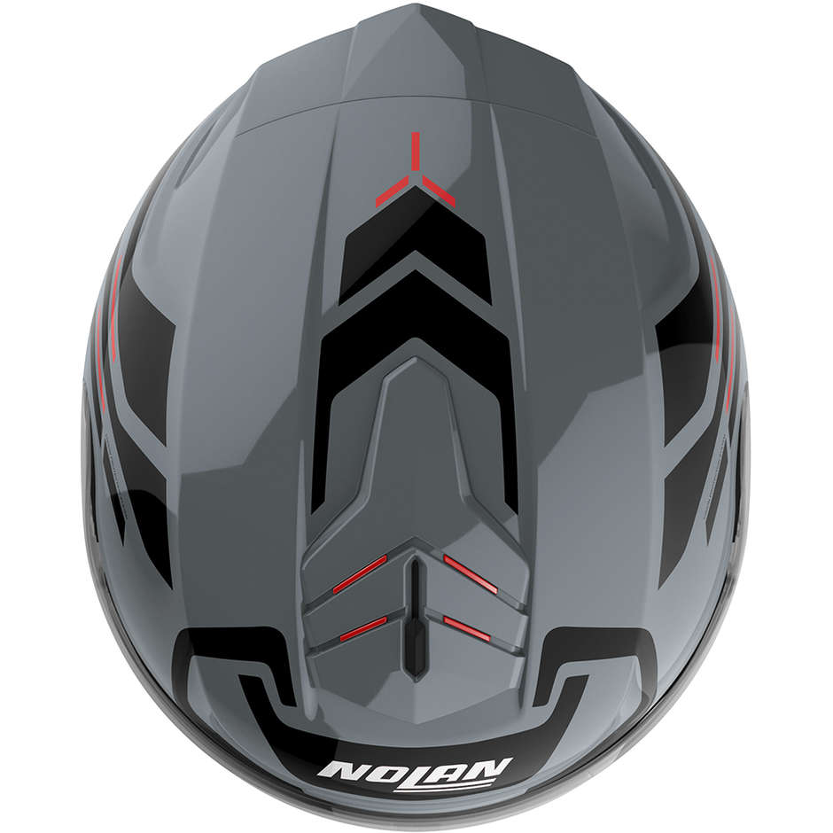 Integral Motorcycle Helmet Nolan N80.8 ALLY N-Com 051 Slate Gray