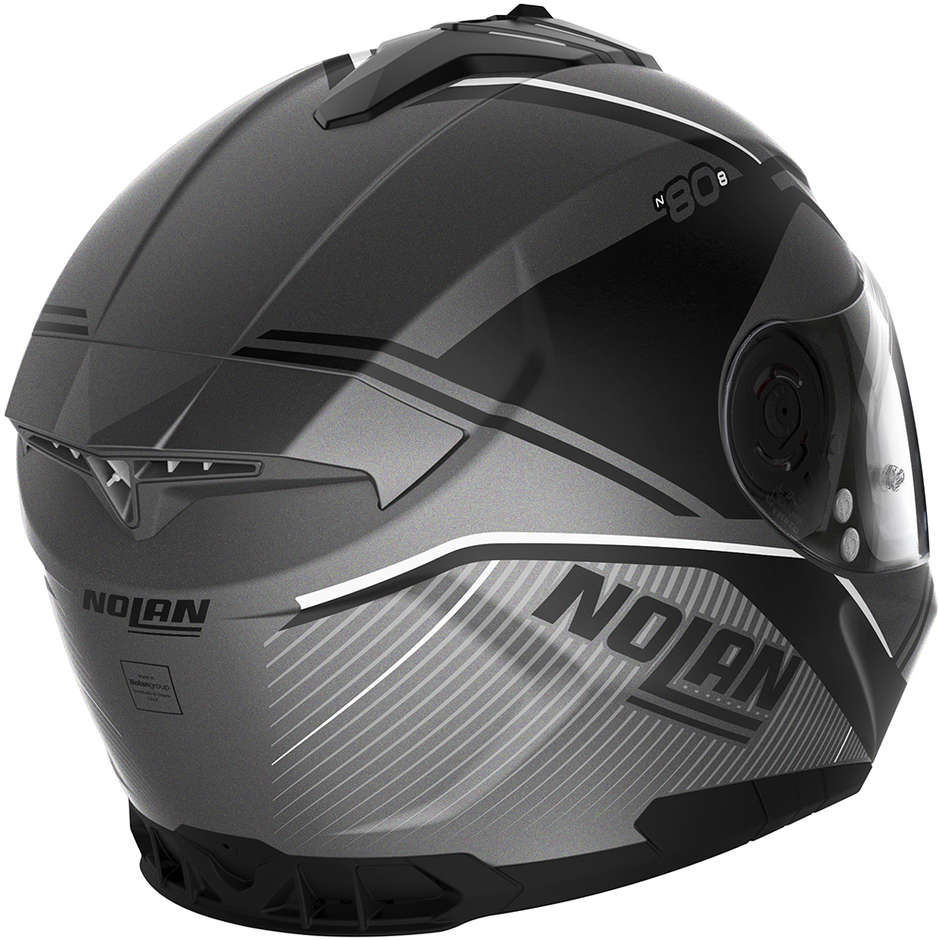 Integral Motorcycle Helmet Nolan N80.8 ASTUTE N-Com 023 Matt White
