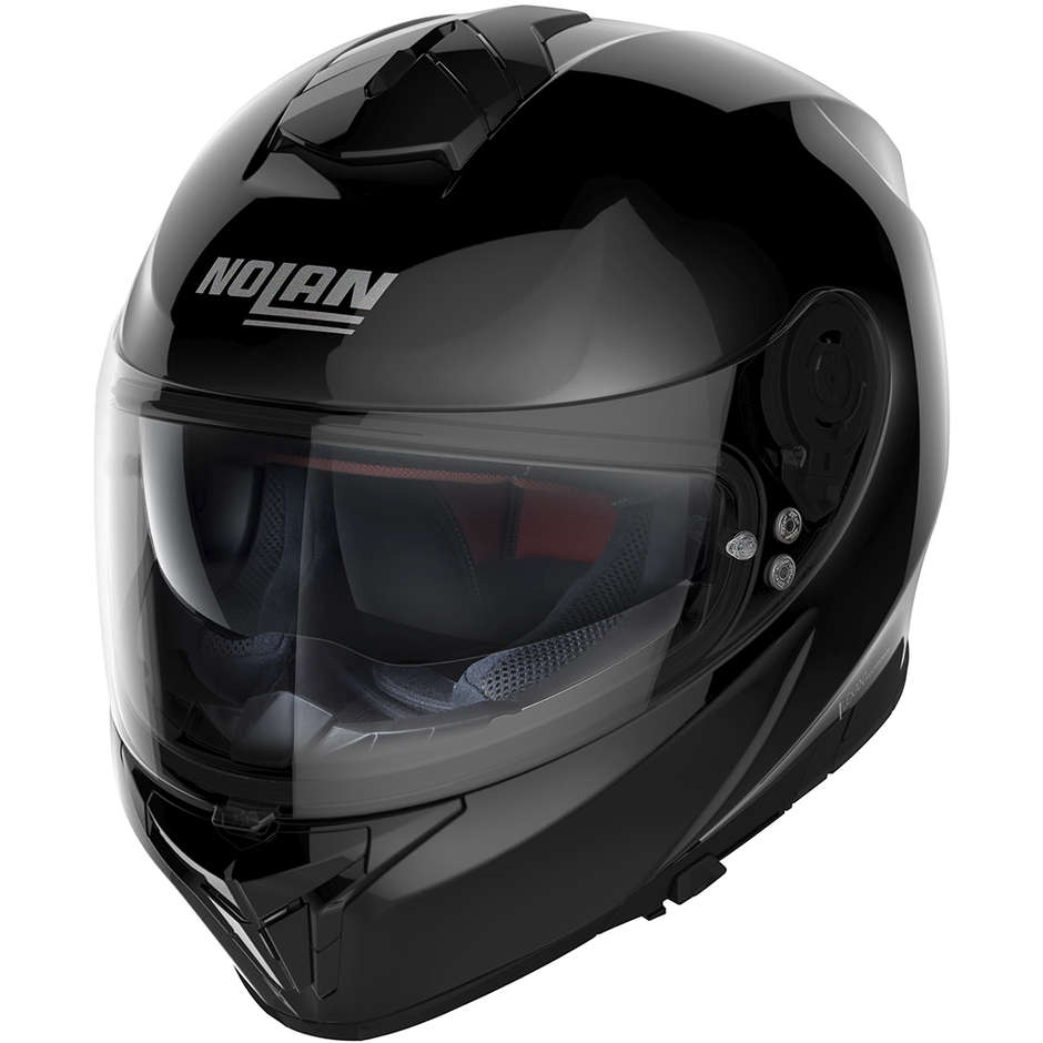 Integral Motorcycle Helmet Nolan N80-8 CLASSIC N-Com 003 Glossy Black