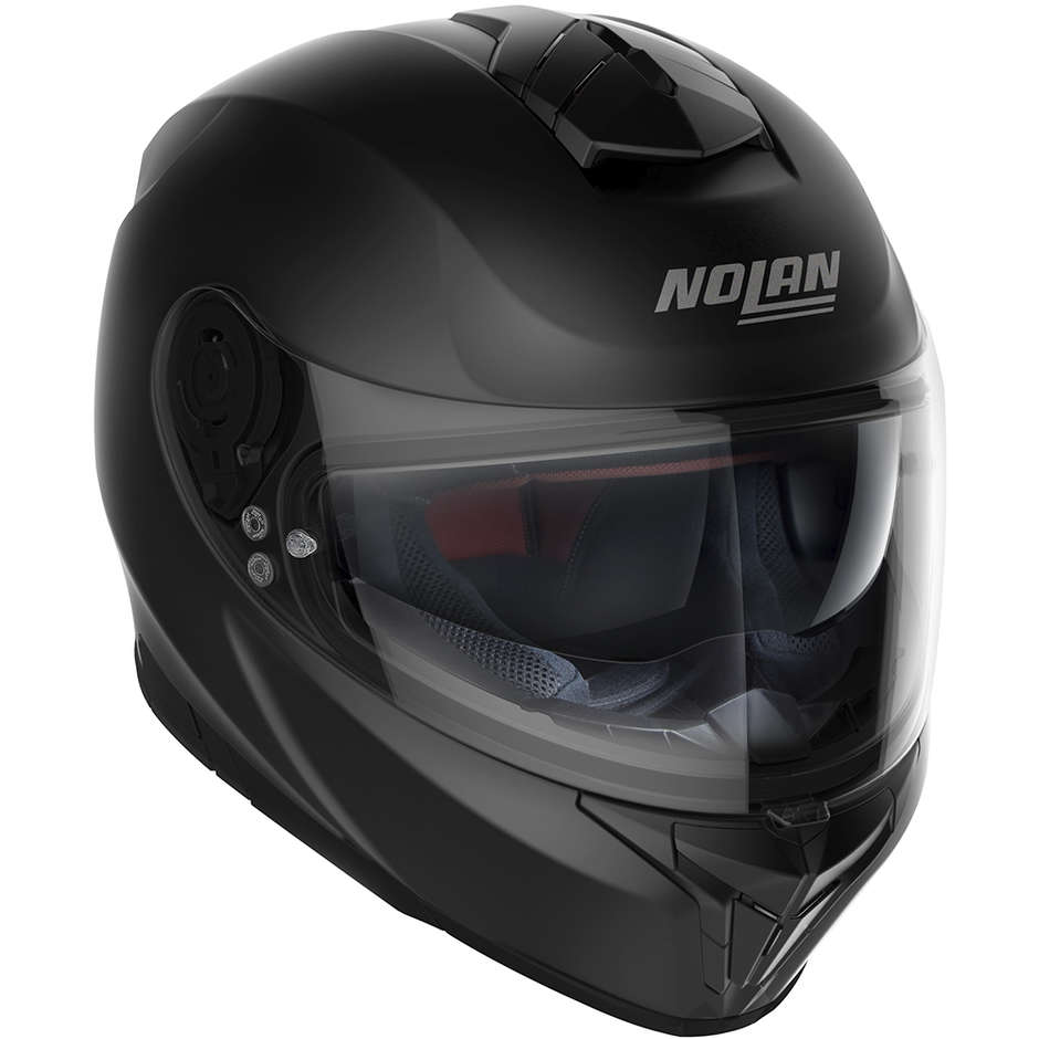 Integral Motorcycle Helmet Nolan N80-8 CLASSIC N-Com 010 Matt Black