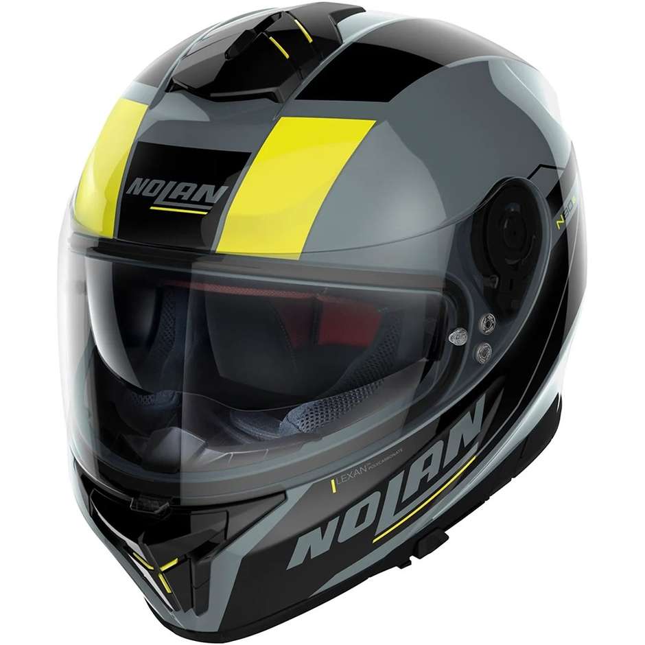 Integral Motorcycle Helmet Nolan N80.8 MANDRAKE N-Com 048 Slate Gray Glossy