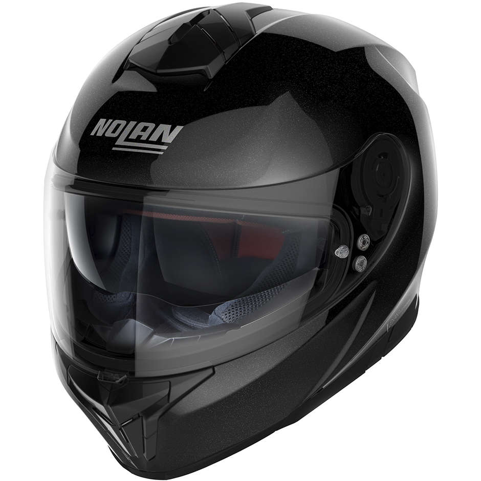 Integral Motorcycle Helmet Nolan N80.8 SPECIAL N-Com 012 Black Metal