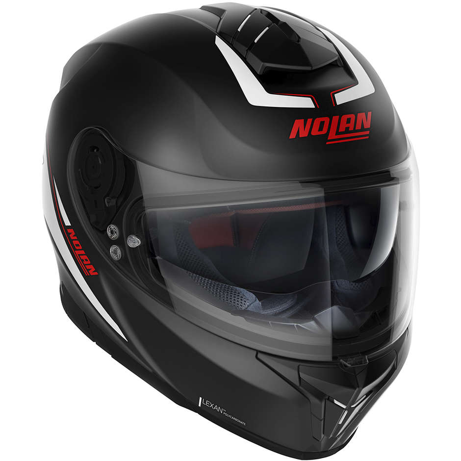 Integral Motorcycle Helmet Nolan N80.8 STAPLE N-Com 053 Matt Black