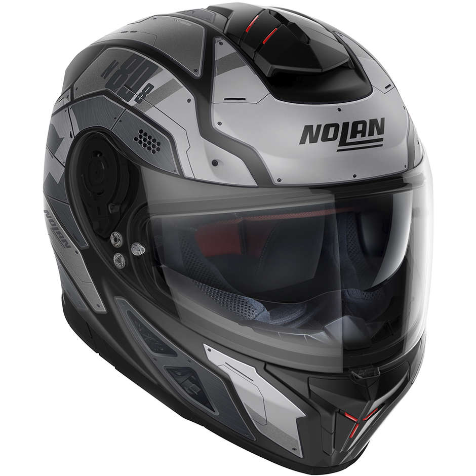 Integral Motorcycle Helmet Nolan N80-8 STARSCREAM N-Com 032 Matt Gray