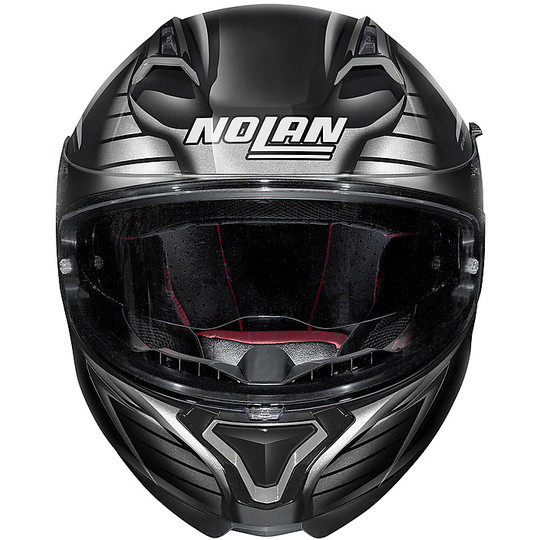 Integral Motorcycle Helmet Nolan N87 AULICUS N-Com 080 Metal Black