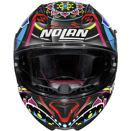 Integral Motorcycle Helmet Nolan N87 GEMINI REPLICA N-Com 096 C Davies Black Metal