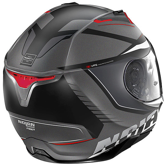 Integral Motorcycle Helmet Nolan N87 MILES N-Com 087 Lava Gray Opaque