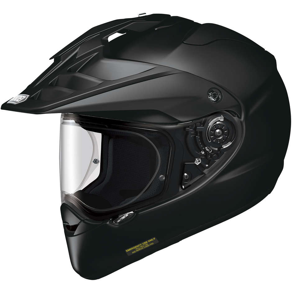 Integral Motorcycle Helmet On / Off Shoei HORNET-ADV Glossy Black