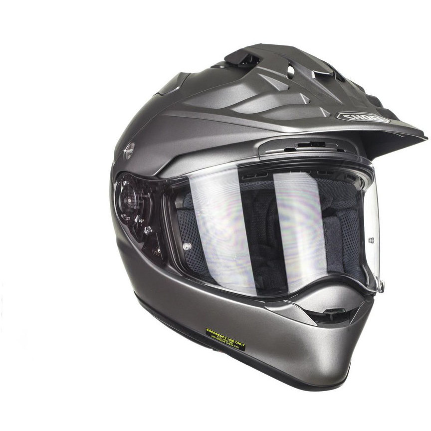 Integral Motorcycle Helmet On / Off Shoei HORNET-ADV Matt Anthracite